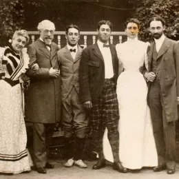 Baruchs of Hobcaw. Bernard Baruch with his wife, parents, and brothers.