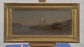 Appraisal: Louis Comfort Tiffany Oil Painting, ca. 1870: asset-mezzanine-16x9