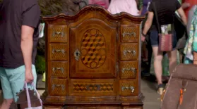 Appraisal: German Baroque Miniature Cabinet, ca. 1750: asset-mezzanine-16x9