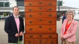 Appraisal: Married Queen Anne Maple High Chest: asset-mezzanine-16x9