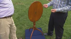 Appraisal: Federal Inlaid Tilt-top Candlestand, ca. 1800: asset-mezzanine-16x9