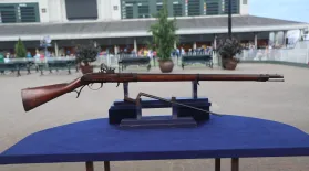 Appraisal: 1834 US Model 1819 Hall Rifle & Bayonet: asset-mezzanine-16x9