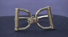 Appraisal: Hermès Silver Snaffle Bit Bracelet, ca. 1965: asset-mezzanine-16x9