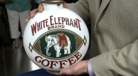 Appraisal: White Elephant Coffee & Tea Globe, ca. 1915: asset-mezzanine-16x9