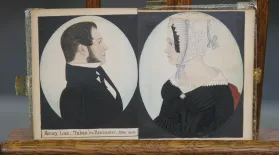 Appraisal: Justus Da Lee Portraits, ca. 1840: asset-mezzanine-16x9