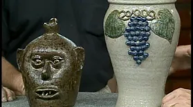 Appraisal: Lanier Meaders Face Jug & Pot, ca. 1950: asset-mezzanine-16x9