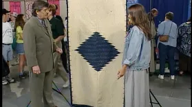 Appraisal: Late 19th-Century Saltillo Blanket: asset-mezzanine-16x9