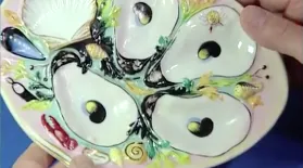 Appraisal: U.P.W. Oyster Plate, ca. 1880: asset-mezzanine-16x9