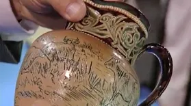 Appraisal: Royal Doulton Hannah Barlow Jug, ca.1880: asset-mezzanine-16x9