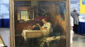 Appraisal: August Müller Painting, ca. 1875: asset-mezzanine-16x9
