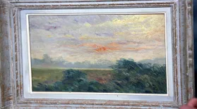 Appraisal: Eugene Murer Oil Painting, ca. 1880: asset-mezzanine-16x9