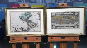 Appraisal: 1671 Schagen Map & Ortelius Map, ca. 1590: asset-mezzanine-16x9