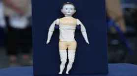Appraisal: German Alice-style Hairdo China Doll, ca. 1860: asset-mezzanine-16x9