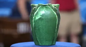 Appraisal: Grueby Lobed Vase, ca. 1904: asset-mezzanine-16x9