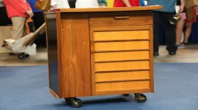 Appraisal: Dunbar Beverage Cart, ca. 1954: asset-mezzanine-16x9