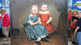 Appraisal: American Folk Art Portrait, ca. 1880: asset-mezzanine-16x9