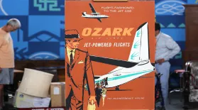 Appraisal: Ozark Airlines Poster, ca. 1960: asset-mezzanine-16x9