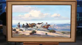 Appraisal: Marjorie Reed Oil Painting, ca. 1955: asset-mezzanine-16x9