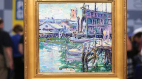 Appraisal: Kathryn Cherry Oil Painting, ca. 1925: asset-mezzanine-16x9