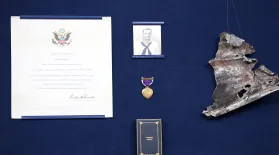 Appraisal: World War II USS Franklin Purple Heart Group: asset-mezzanine-16x9