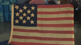 Appraisal: US Navy 13-Star Boat Flag, ca. 1870: asset-mezzanine-16x9