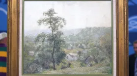Appraisal: 1926 Adolph Shulz "Looking Over Nashville" Oil: asset-mezzanine-16x9
