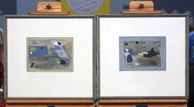 Appraisal: Agnes Martin Mixed-media Abstractions, ca. 1955: asset-mezzanine-16x9