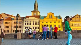 Prague, Czech Republic: Charles Bridge and a Czech Language : asset-mezzanine-16x9