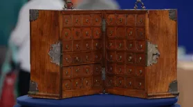 Appraisal: Chinese Export Huanghuali Cabinet, ca. 1735: asset-mezzanine-16x9