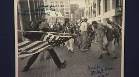 Appraisal: 1976 S. Forman-signed "Soiling of Old Glory": asset-mezzanine-16x9
