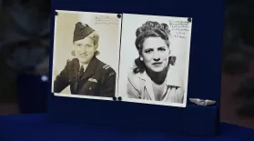 Appraisal: Jackie Cochran-signed Photos & WASP Wings: asset-mezzanine-16x9