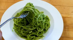 Jacques Pépin Makes Spaghetti with Basil Pesto: asset-mezzanine-16x9