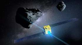 NASA spacecraft attempts to knock asteroid off course: asset-mezzanine-16x9