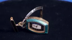 Appraisal: Art Deco Enamel Pendant Watch, ca. 1920: asset-mezzanine-16x9