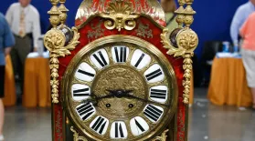 Appraisal: French Table Clock Reproduction, ca. 1870: asset-mezzanine-16x9