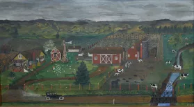 Appraisal: 1924 Glenn Hale Folk Art Painting: asset-mezzanine-16x9