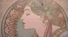 Appraisal: 1901 Alphonse Mucha "Laurel" Decorative: asset-mezzanine-16x9