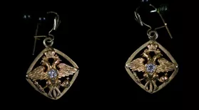 Appraisal: Converted Russian Cufflinks, ca. 1905: asset-mezzanine-16x9