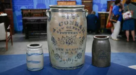 Appraisal: Salt-glazed Stoneware Crocks, ca. 1875: asset-mezzanine-16x9