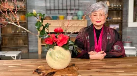 Ikebana featuring Camellias, Sharpening Tools, and Magnolias: asset-mezzanine-16x9