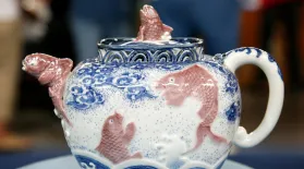 Appraisal: Makuzu Kozan Porcelain Teapot, ca. 1890: asset-mezzanine-16x9