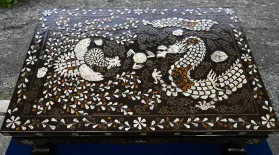 Appraisal: Korean Lacquer Table, ca. 1930: asset-mezzanine-16x9