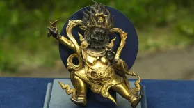 Appraisal: 18th C. Tibetan Gilt Bronze Vajrapani Figure: asset-mezzanine-16x9