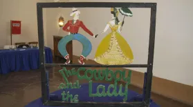 Appraisal: 'The Cowboy and the Lady' Painted Sculpture: asset-mezzanine-16x9