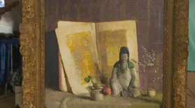 Appraisal: Hovsep Pushman "The Persian Book" Painting: asset-mezzanine-16x9
