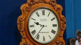 Appraisal: English Victorian Wall Clock, ca. 1870: asset-mezzanine-16x9