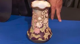Appraisal: Early 20th C. Nippon Coralene Vase: asset-mezzanine-16x9