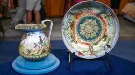Appraisal: Royal Doulton Pitcher & Bowl Set, ca. 1905: asset-mezzanine-16x9