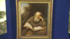 Appraisal: KPM 'The Hermit' Porcelain Plaque, ca. 1900: asset-mezzanine-16x9