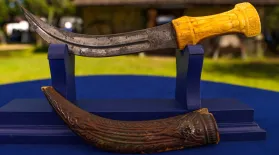 Appraisal: Persian Dagger with Scabbard, ca. 1850: asset-mezzanine-16x9
